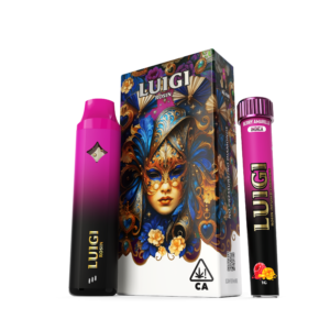 Luigi 2g liquid live diamonds and infused pre-roll 100-unit wholesale box with professional stealth delivery packaging for Australia and New Zealand.