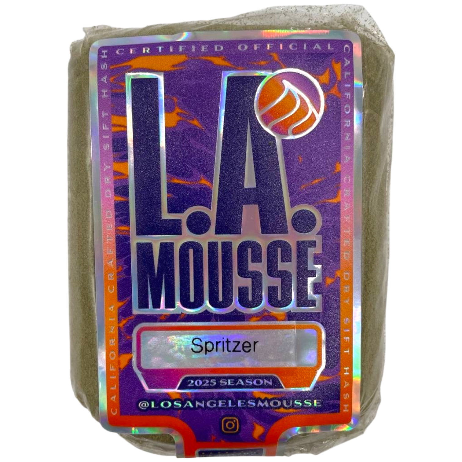 L.A. Mousse 100g creamy hash plate with professional stealth delivery packaging for Australia and New Zealand.