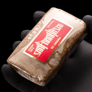 San Fran Hash Co. 50g static sift hash slab with professional stealth delivery packaging for Australia.