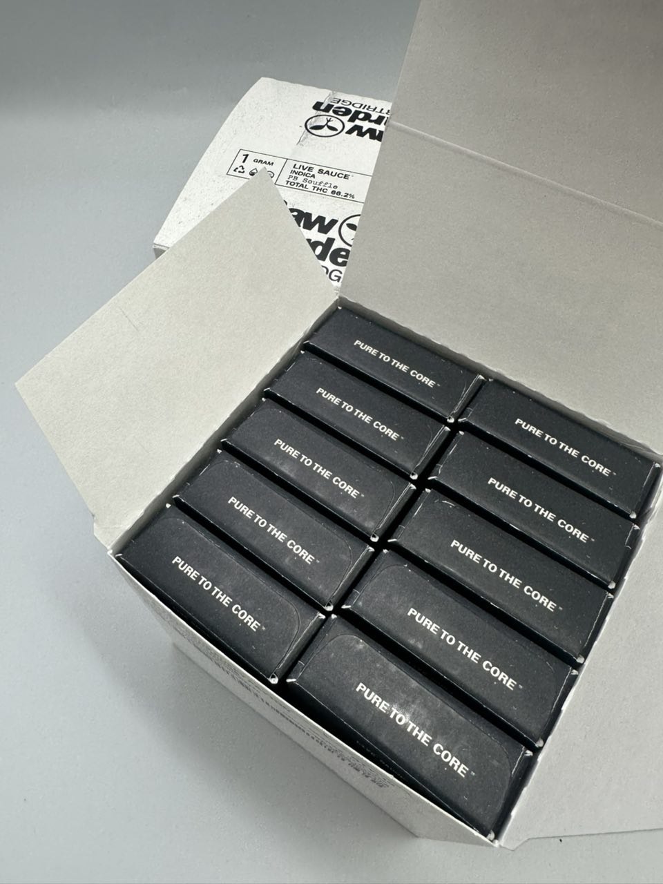 Buy Raw Garden 1g 100% Live Resin Sauce Cartridges Online